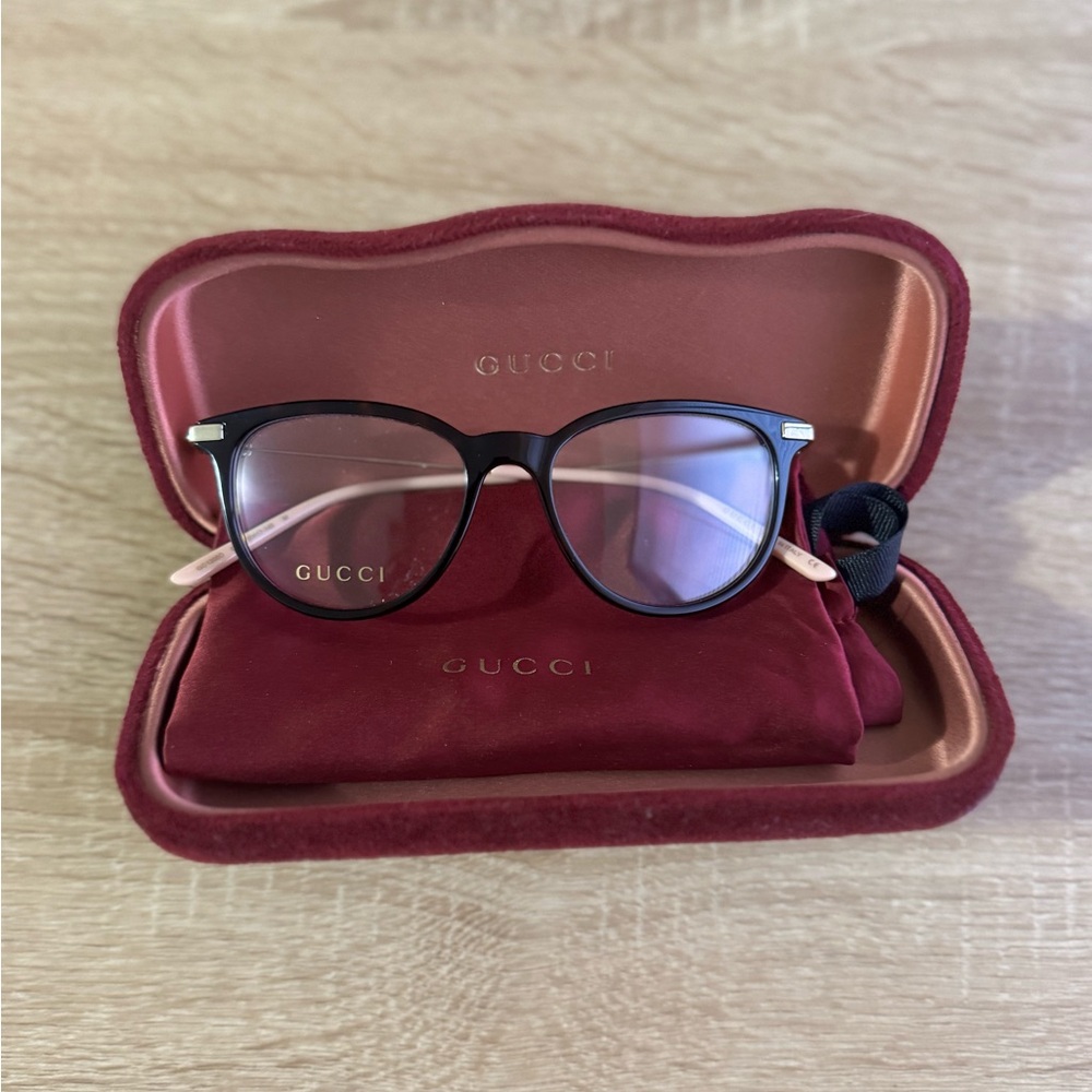Gucci Black and Pink Women's Glasses